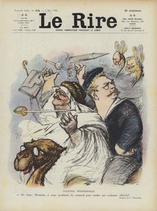 Fantasía ministerial. Ilustración para Le Rire