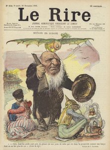 Paul Kruger, Ilustración para Le Rire de Charles Leandre