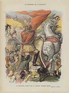 Sátira sobre la crisis marroquí de 1905. Ilustración para Le Rire