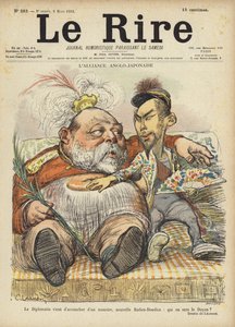 La alianza anglo-japonesa, ilustración para Le Rire