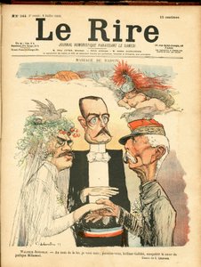 La risa, satírico en colores de Charles Leandre