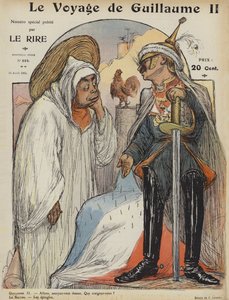 El viaje de Guillermo II. Ilustración para Le Rire