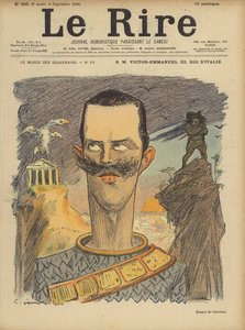 Víctor Manuel III, Rey de Italia, Ilustración para Le Rire