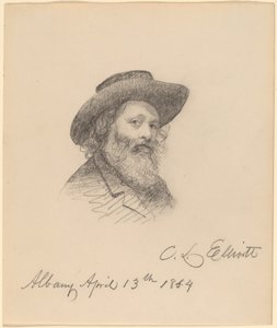 Retrato del artista Asa W. Twitchell de Charles Loring Elliott