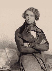 Retrato del violonchelista y compositor Adrien-François Servais 1807-1866 de Charles Louis Baugniet