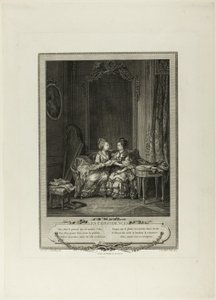 Confidencias, de Monument du Costume Physique et Moral de la fin du Dix-huitième siècle de Charles Louis Lingée