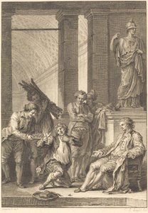El campesino de Charles Louis Lingée after Jean Honoré Fragonard