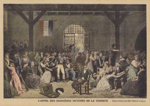 Llamando a las últimas víctimas del Reinado del Terror en la prisión de Saint-Lazare