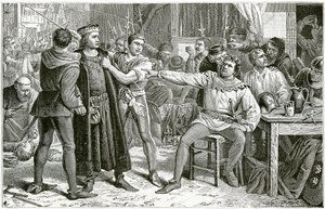 Lord Saye y Sele llevados ante Jack Cade, 1896 de Charles Lucy