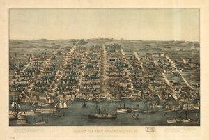 Vista aérea de Alexandria, Va. LOC 81694373 de Charles Magnus