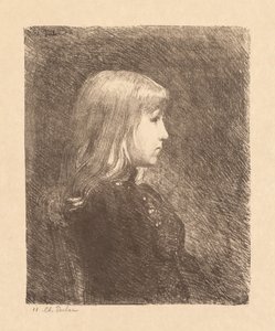 Joven dama Jeune Fille, 1892 de Charles Marie Dulac
