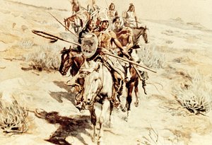 Regreso de los guerreros de Charles Marion Russell