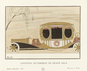 Carrosse Automobile de Grand Gala, pub. 1914 de Charles Martin