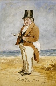 Retrato de Cuerpo Entero de Joseph Mallord William Turner, 1849