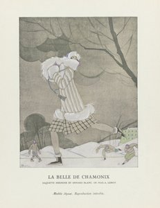 La Belle de Chamonix, pub. 1924 de Charles Martin