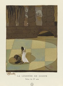 La Légende de Joseph, Scène du IIe acte, pub. 1914 de Charles Martin