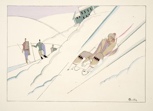 Traineau, de Deportes y Diversiones, pub. 1914 de Charles Martin