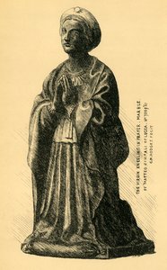 La Virgen Anunciada, estatua de mármol, 1519, 1881
