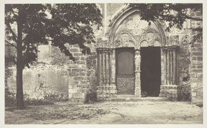Iglesia de Villeneuve le Comte, Seine-et-Marne (Iglesia de Villeneuve le Comte, Seine-et-Marne) de Charles Marville