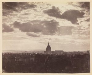 [Estudio de las nubes sobre París] de Charles Marville