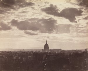 [Estudio de nubes sobre París], 1850s de Charles Marville