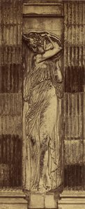[Detalle de las Ninfas de Jean Goujon] / [Ninfa, Fuente de los Inocentes, París] de Charles Marville