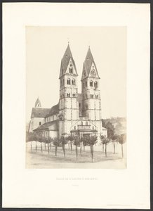 Iglesia de San Castor en Coblentz de Charles Marville