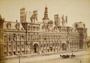 Hôtel de Ville, París de Charles Marville