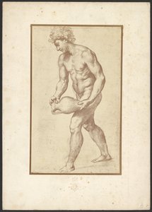 [Hombre con jarrón de Raphaël] de Charles Marville