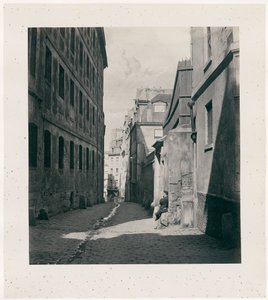 Rue Chartière (calle Chartière) desde rue de Reims de Charles Marville
