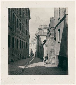 Rue Chartière (calle Chartière) desde rue de Reims de Charles Marville
