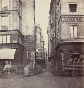 Rue Mondétour, de la rue Rambuteau, 1860s-70s