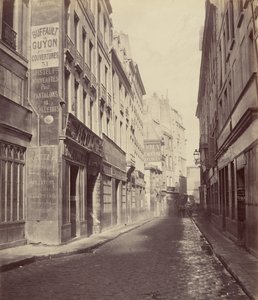 Rue des Bourdonnais desde rue de Rivoli de Charles Marville