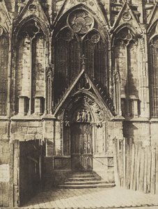 La Puerta Roja, portal norte de la Catedral de Notre-Dame, París