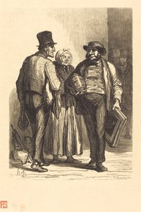 El Hotel de los Comisarios: Los Comerciantes de Charles Maurand after Honoré Daumier