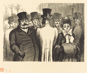 El Boulevard des Italiens de Charles Maurand after Honoré Daumier