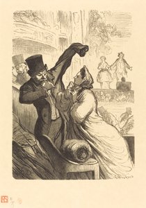 El estribillo final de Charles Maurand after Honoré Daumier