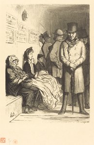 Una Oficina de Espera de Ómnibus de Charles Maurand after Honoré Daumier