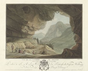 Vista de un paisaje desde la Cueva del Dragón Vue de la Caverne du Dragon dans le Canton d
