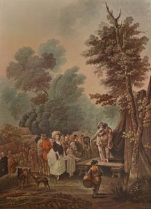 La Foire De Village, Village Fair de Charles Melchior Descourtis