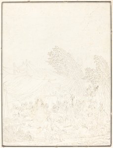 Boda de aldea, 1785 de Charles Melchior Descourtis