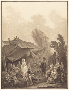 Boda de pueblo, 1785 de Charles Melchior Descourtis