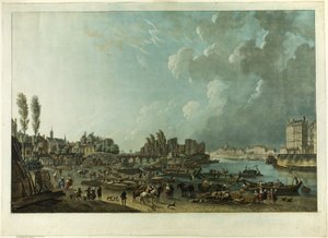 Puerto de St. Paul, París de Charles Melchior Descourtis