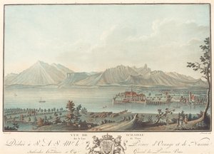 Vista de Schadau de Charles Melchior Descourtis