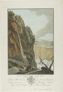 Vista de Schild-Wald-Bach, Prise Enhiver de Charles Melchior Descourtis