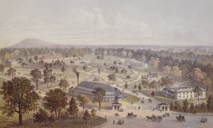 El Jardín de Aclimatación en el Bosque de Boulogne, segunda mitad del siglo XIX de Charles Mercereau