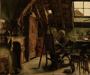 Taller de un pintor de Charles Mertens