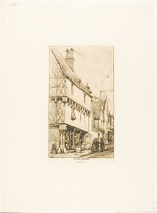 Una vieja casa en Bourges de Charles Meryon