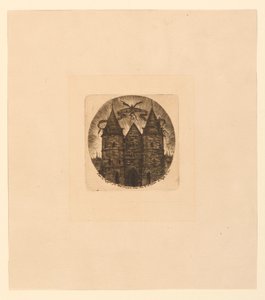 Antigua puerta del Palacio de Justicia de Charles Meryon