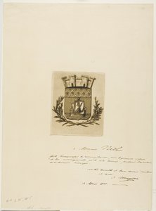Armas simbólicas de la ciudad de París de Charles Meryon